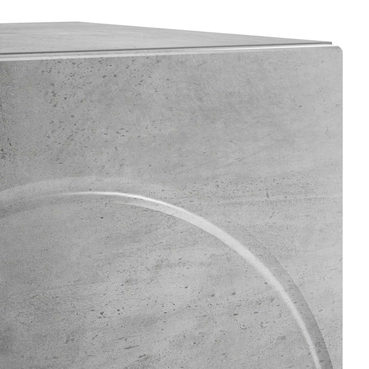 Nattbordskap 2 pcs Betonggrå 33,5 x 34,5 x 50 cm Konstruert tre
