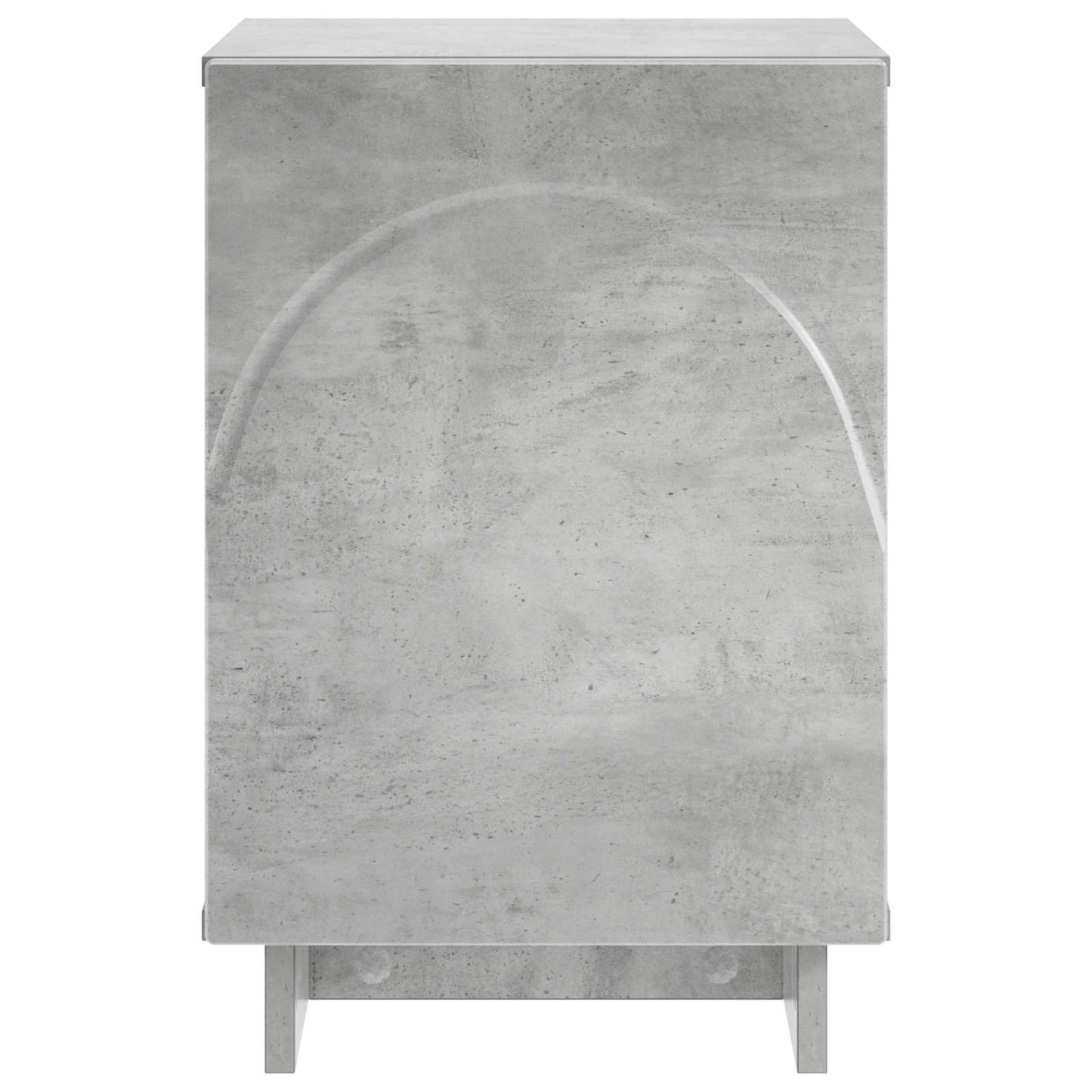 Nattbordskap 2 pcs Betonggrå 33,5 x 34,5 x 50 cm Konstruert tre