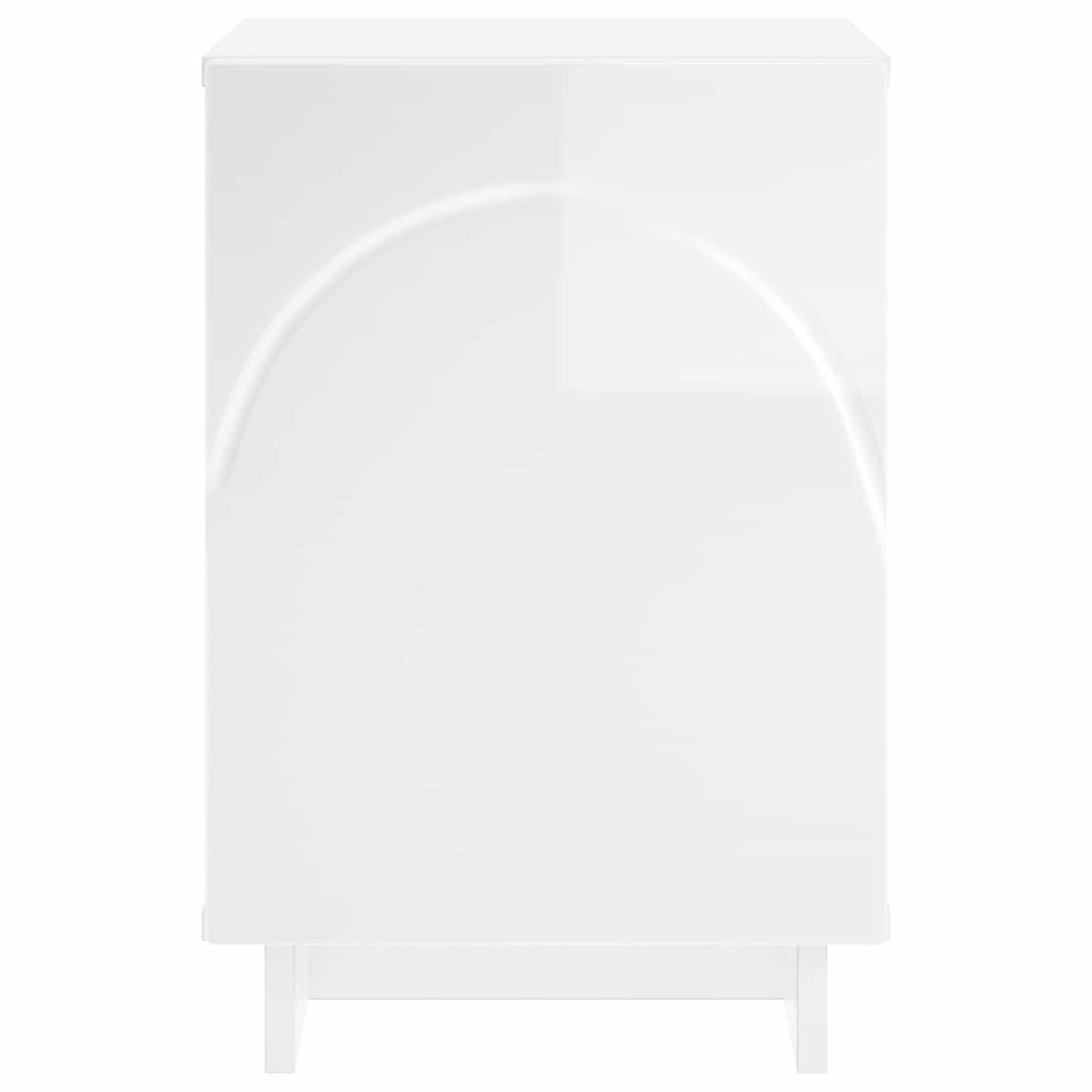 Nattbordskap Høgglans hvit 33,5 x 34,5 x 50 cm Konstruert tre