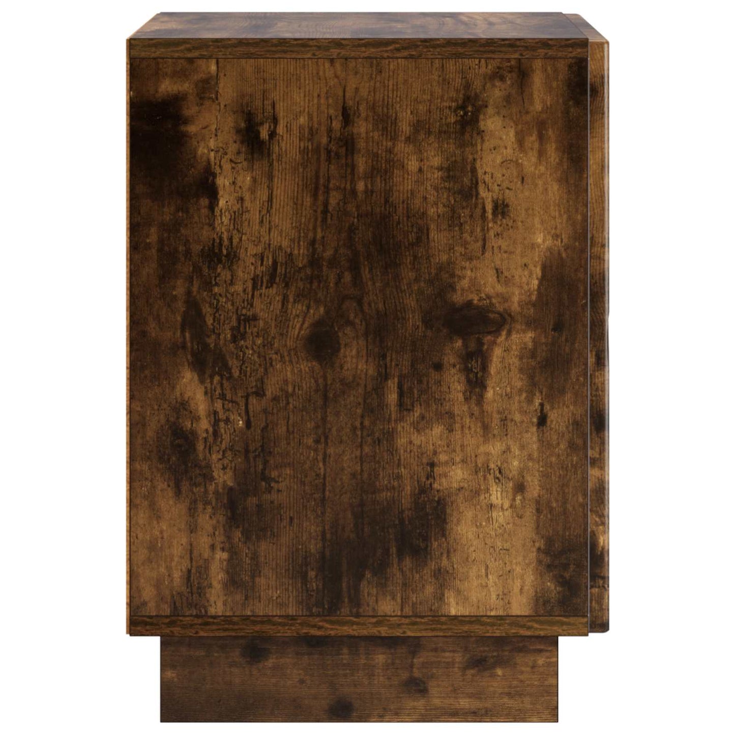 Nattbordskap 2 pcs Røkt Eik 33,5 x 34,5 x 50 cm Konstruert tre