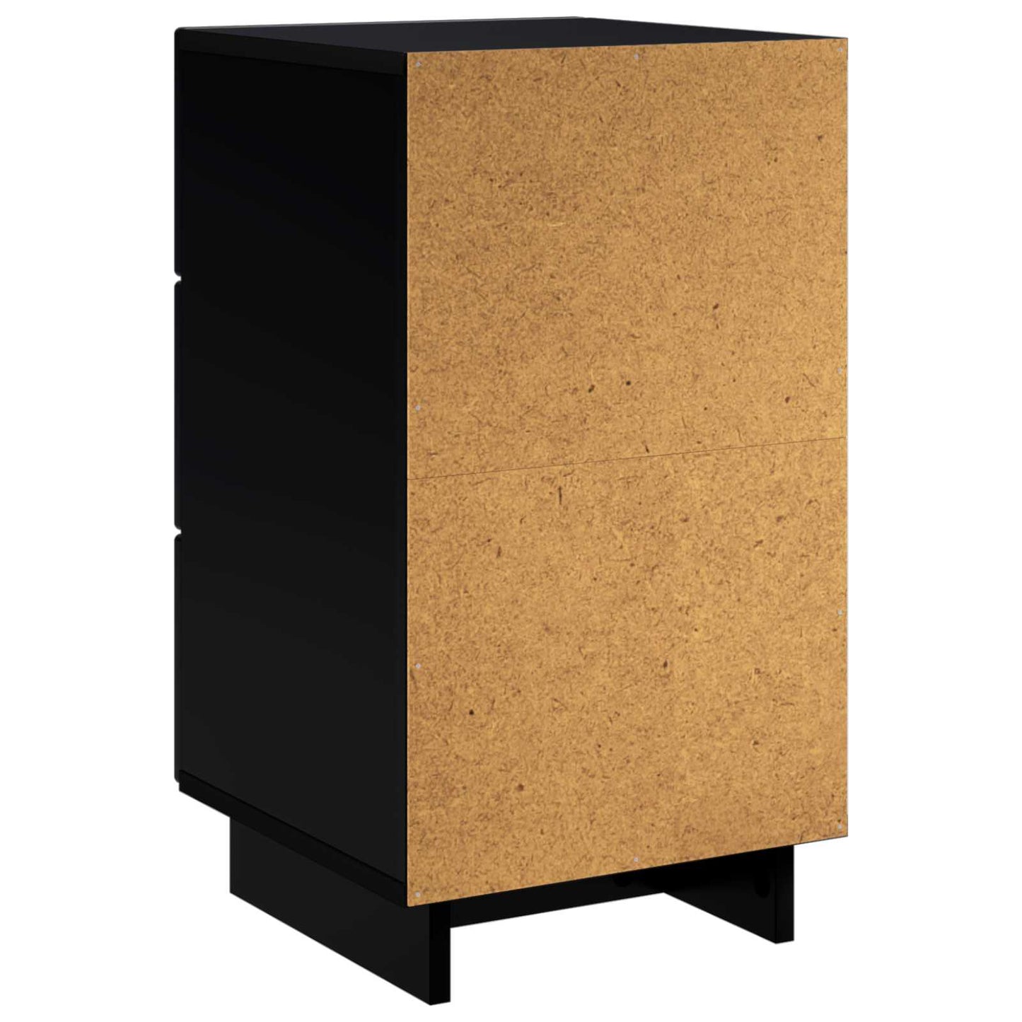 Nattbordskap Svart 33,5 x 34,5 x 60 cm Konstruert tre