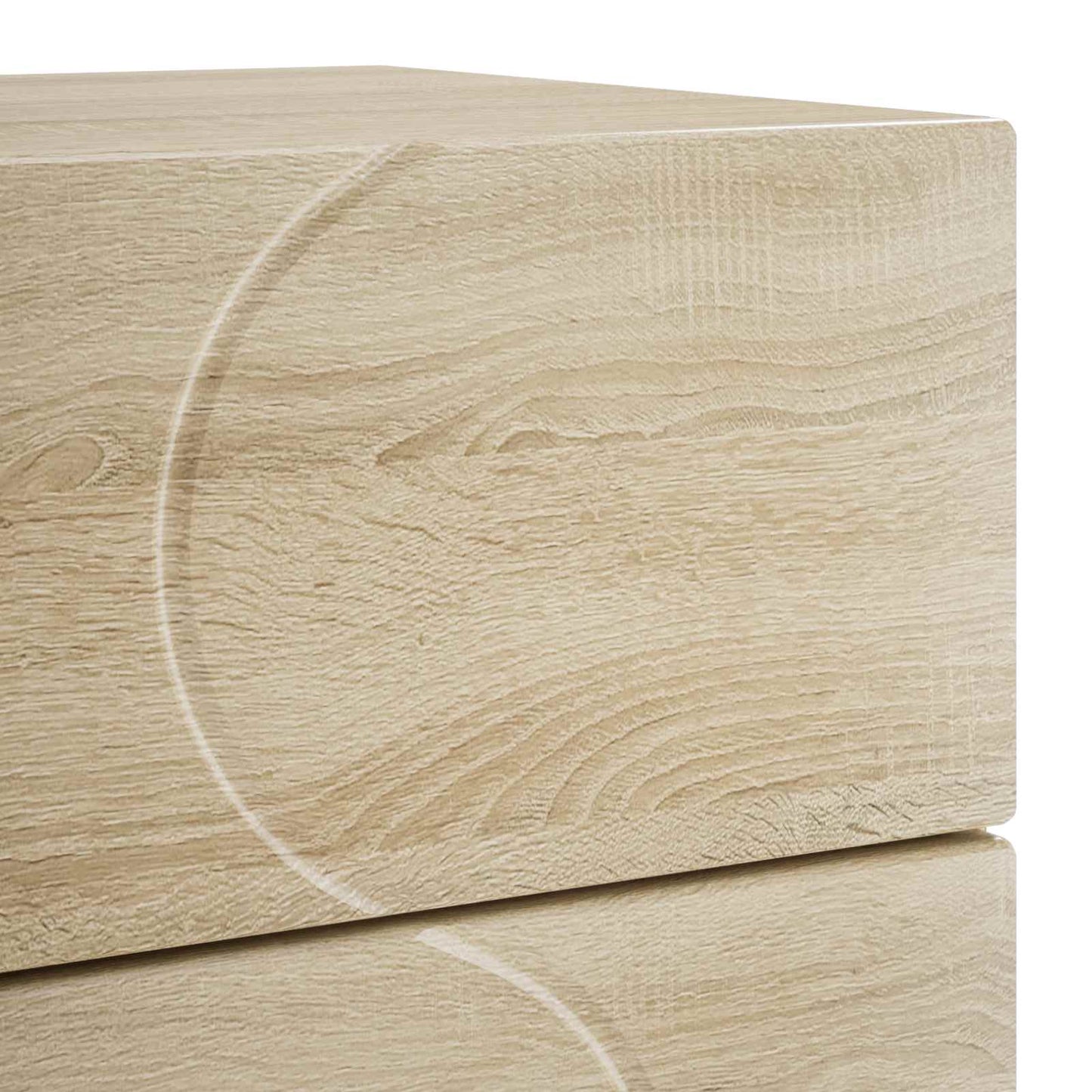 Nattbordskap Sonoma eik 33,5 x 34,5 x 60 cm Konstruert tre