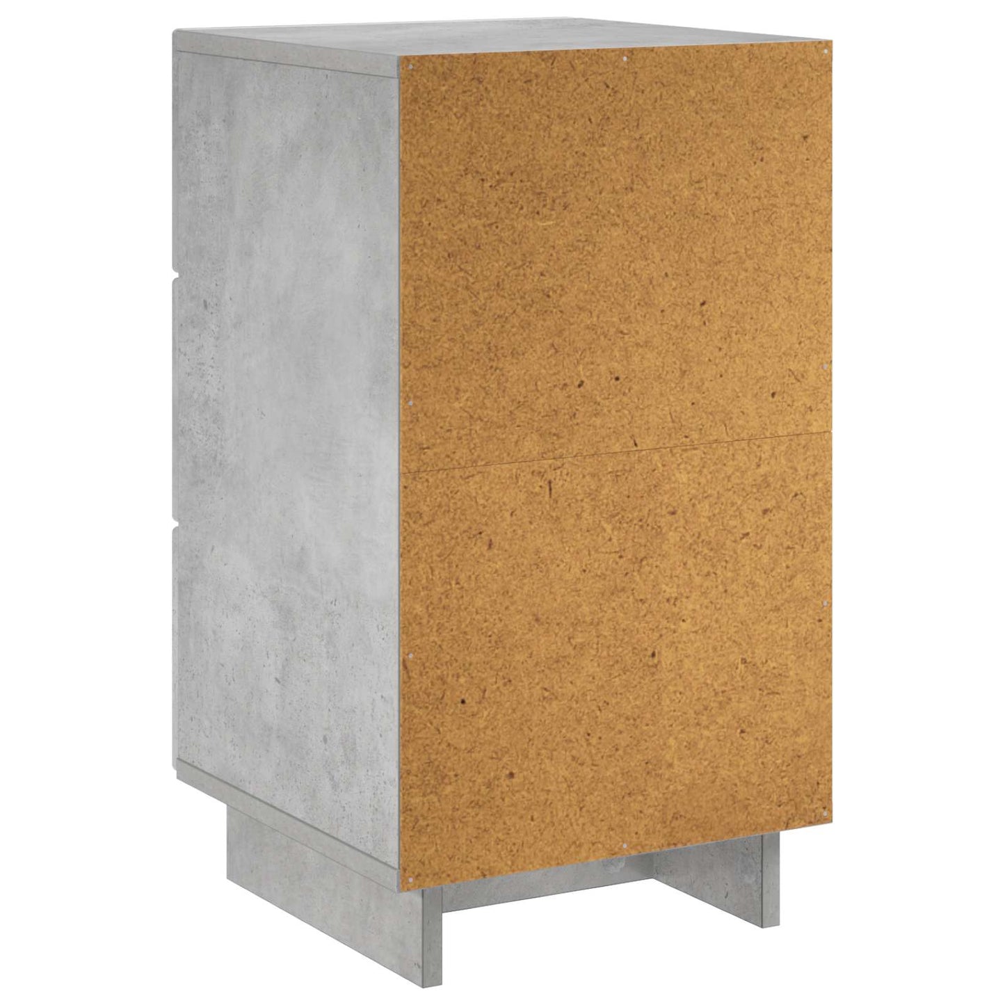 Nattbordskap Betonggrå 33,5 x 34,5 x 60 cm Konstruert tre