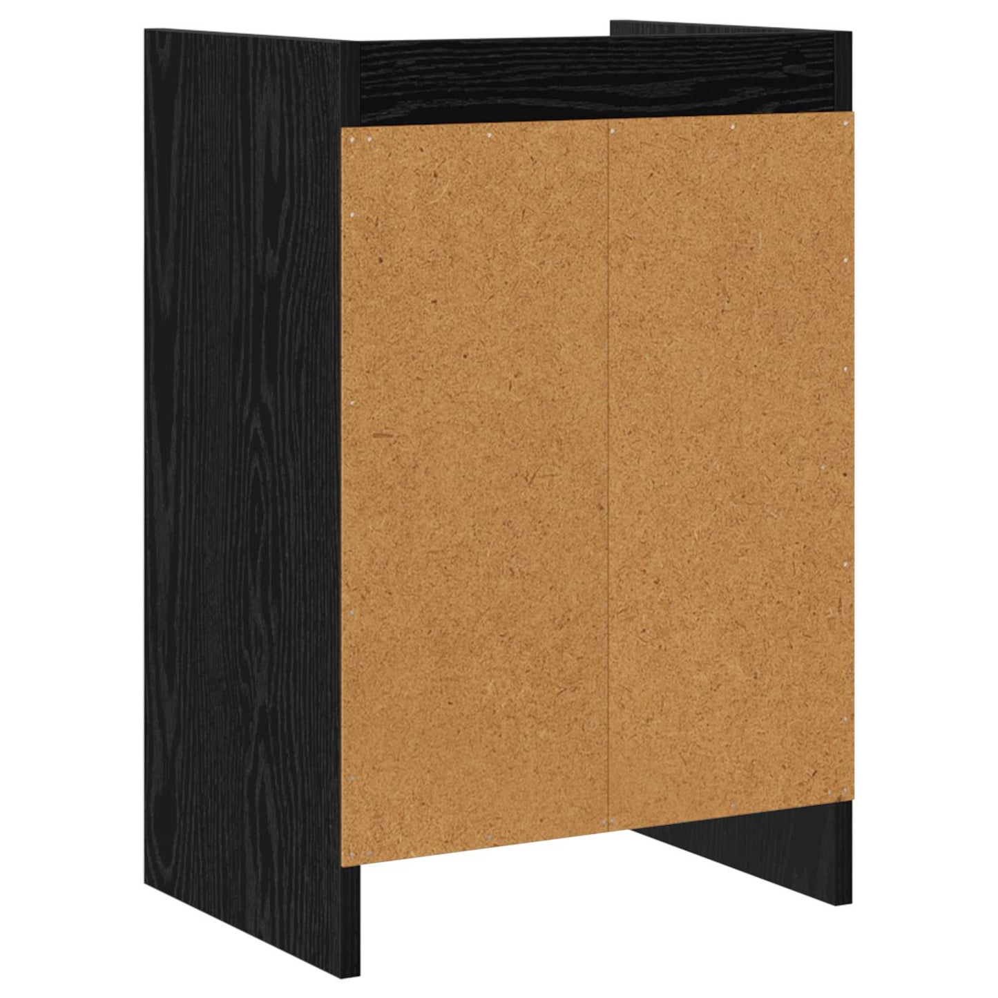 Nattbord Svart eik 40 x 30 x 60 cm Konstruert tre