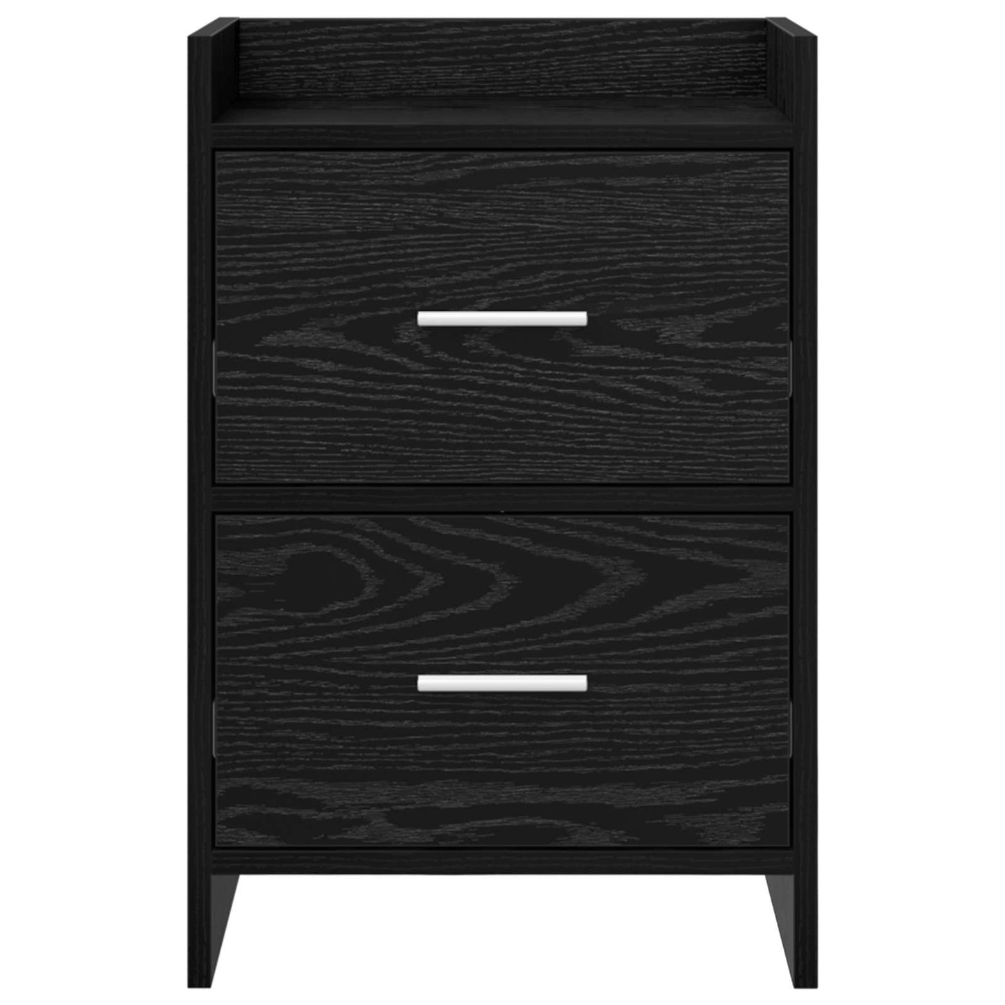Nattbord Svart eik 40 x 30 x 60 cm Konstruert tre