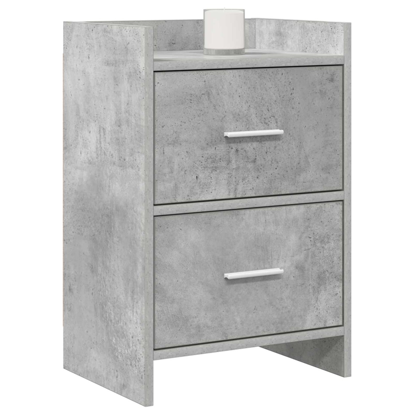 Nattbord Betonggrå 40 x 30 x 60 cm Konstruert tre