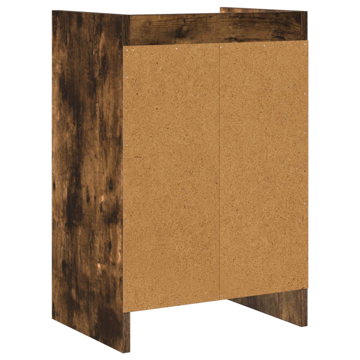 Nattbord 2 pcs Røkt Eik 40 x 30 x 60 cm Konstruert tre