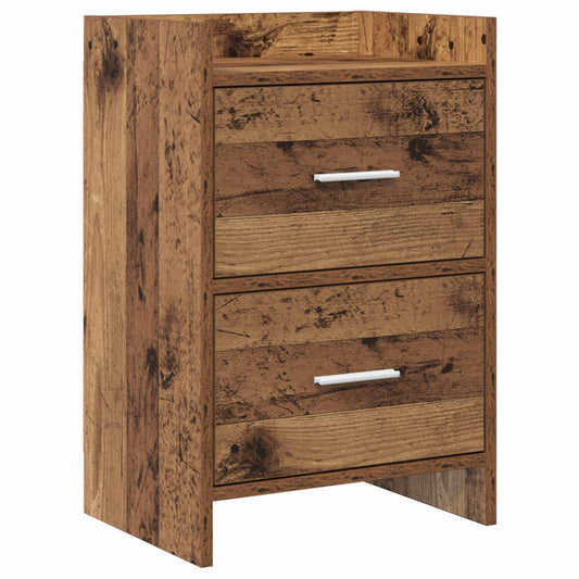 Nattbord Gammelt tre 40 x 30 x 60 cm Konstruert tre