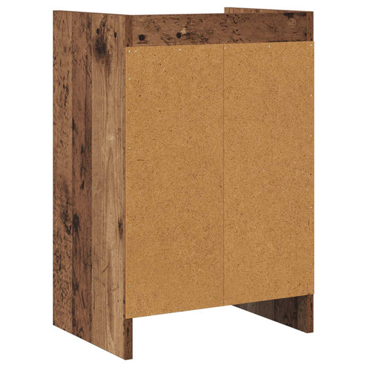 Nattbord Gammelt tre 40 x 30 x 60 cm Konstruert tre