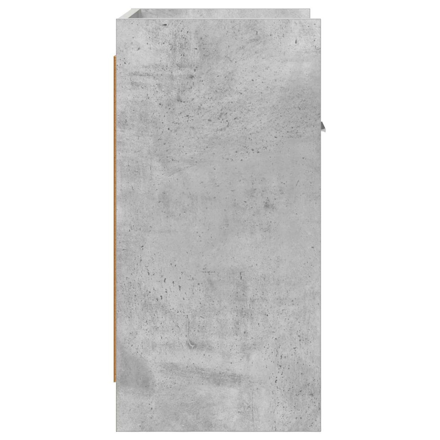 Nattbord 2 pcs Betonggrå 40 x 30 x 60 cm Konstruert tre