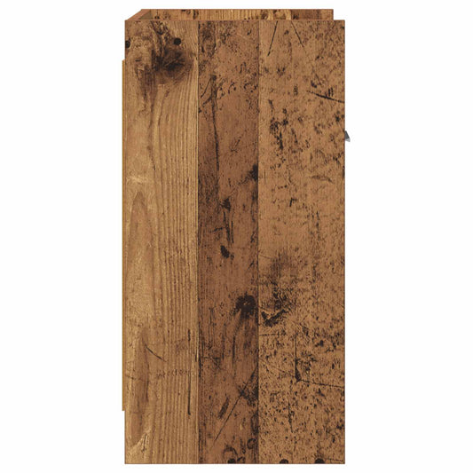 Nattbord 2 pcs Gammelt tre 40 x 30 x 60 cm Konstruert tre