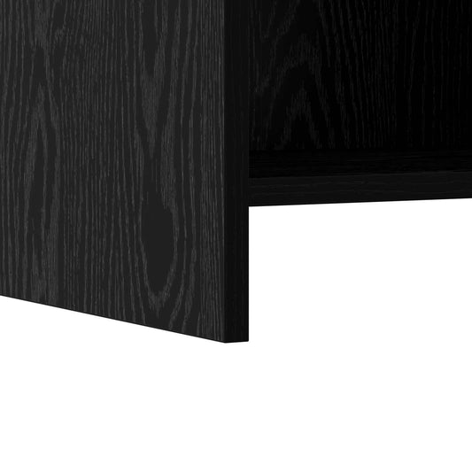 Nattbord Svart eik 40 x 30 x 60 cm Konstruert tre