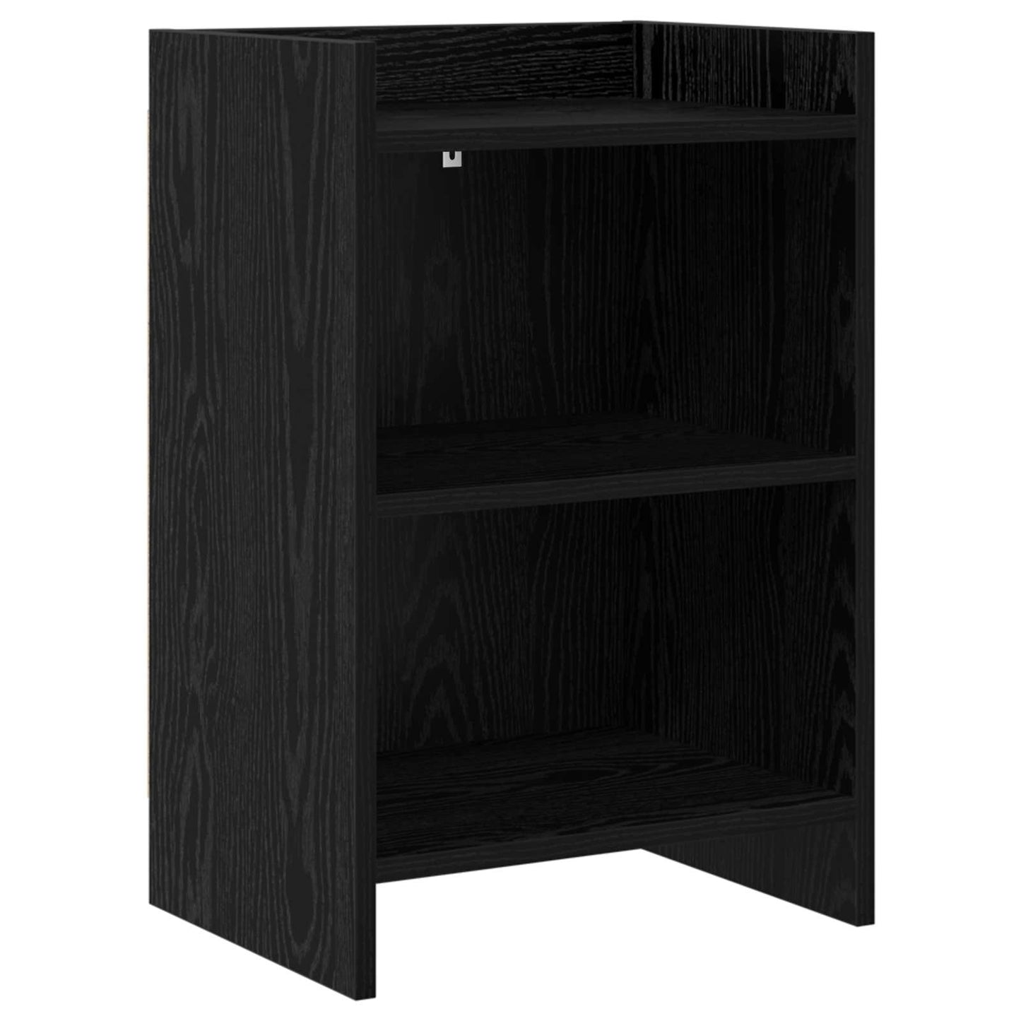 Nattbord Svart eik 40 x 30 x 60 cm Konstruert tre