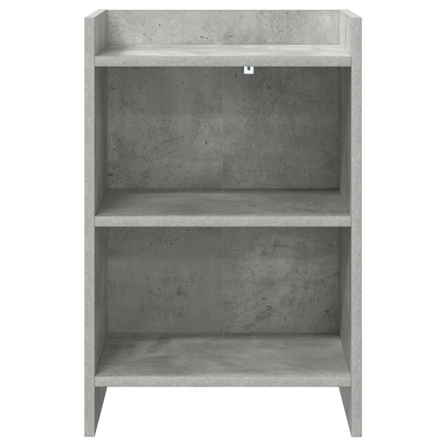 Nattbord 2 pcs Betonggrå 40 x 30 x 60 cm Konstruert tre