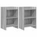 Nattbord 2 pcs Grå Sonoma 40 x 30 x 60 cm Konstruert tre
