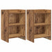 Nattbord 2 pcs Gammelt tre 40 x 30 x 60 cm Konstruert tre