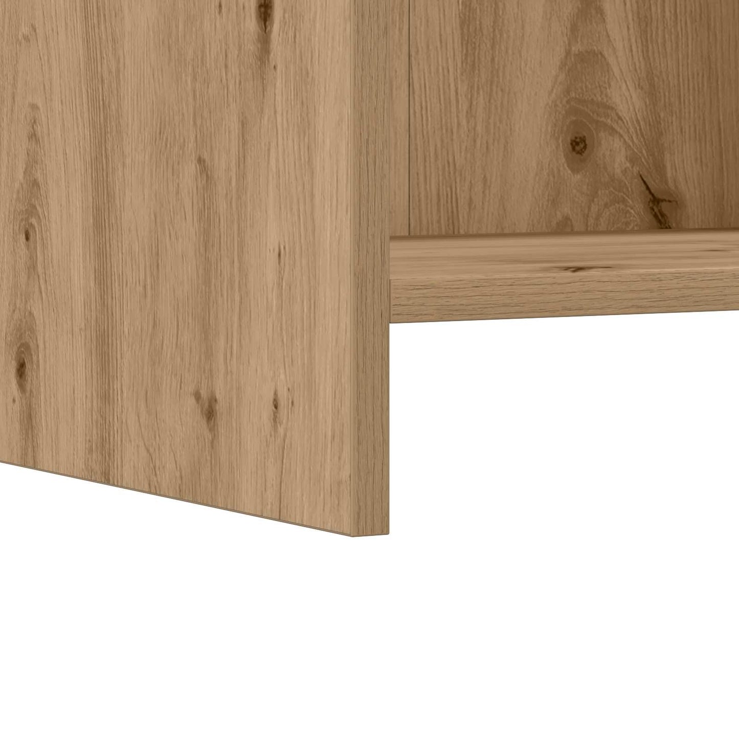 Nattbord 2 pcs Artisan eik 40 x 30 x 60 cm Konstruert tre