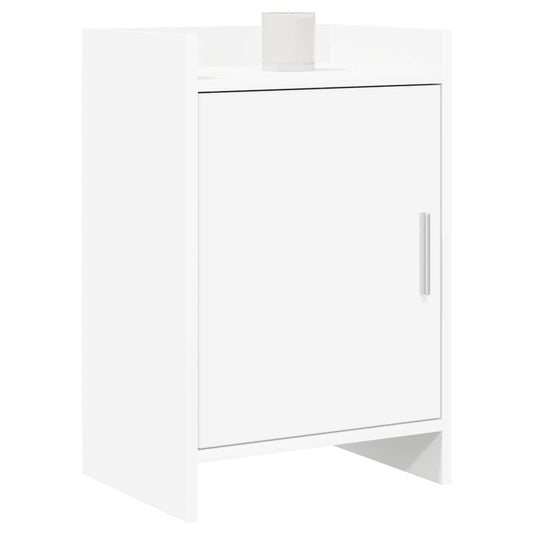 Nattbord 2 pcs Hvit 40 x 30 x 60 cm Konstruert tre