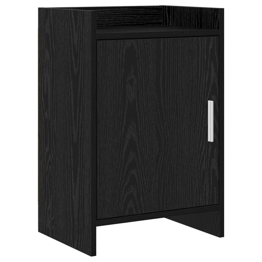 Nattbord Svart eik 40 x 30 x 60 cm Konstruert tre