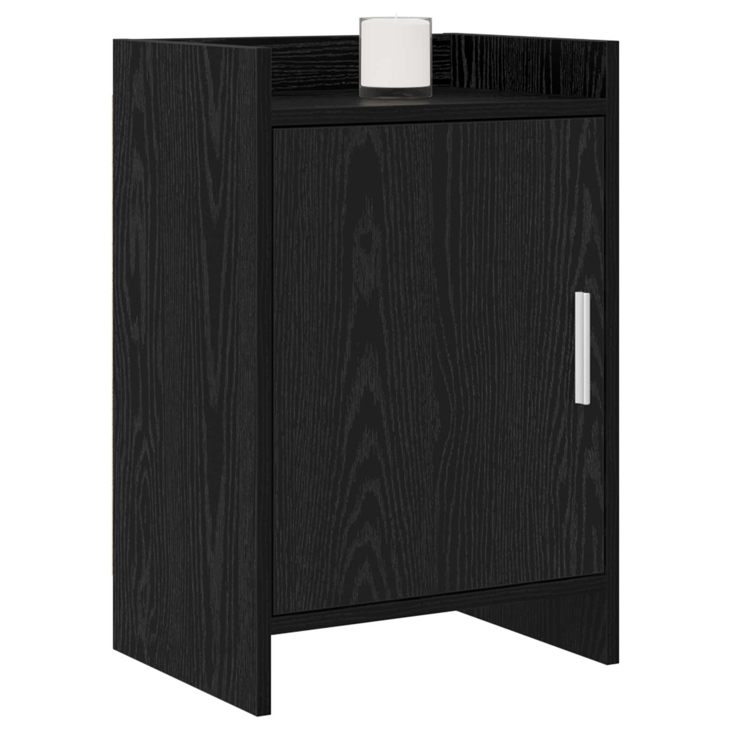 Nattbord Svart eik 40 x 30 x 60 cm Konstruert tre