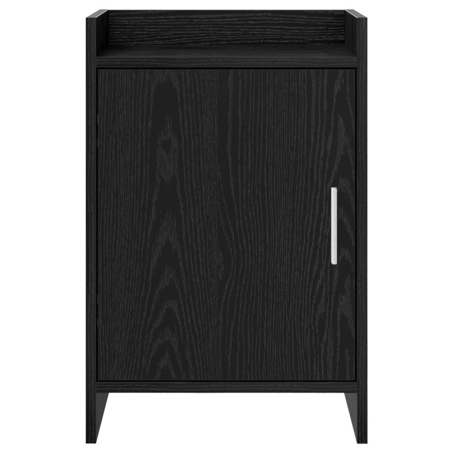 Nattbord 2 pcs Svart eik 40 x 30 x 60 cm Konstruert tre