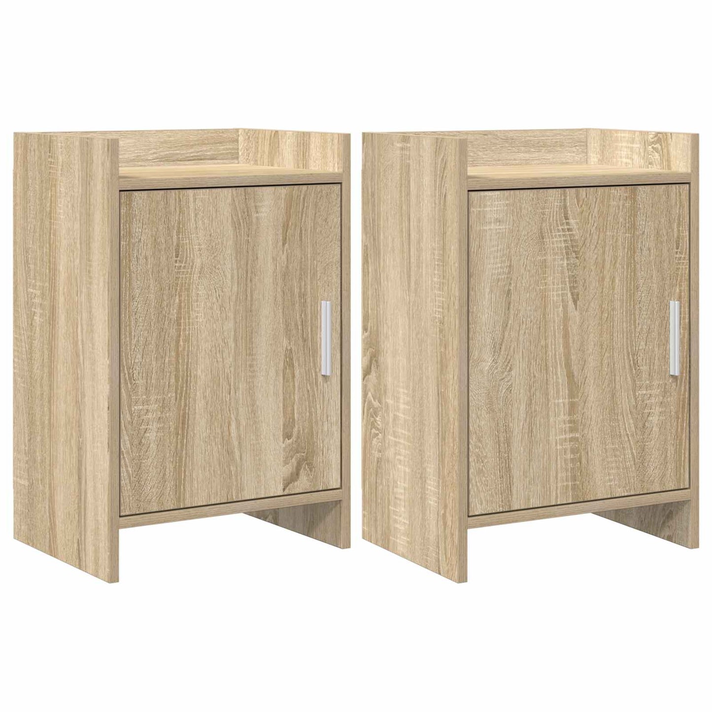 Nattbord 2 pcs Sonoma eik 40 x 30 x 60 cm Konstruert tre