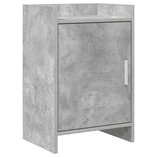 Nattbord Betonggrå 40 x 30 x 60 cm Konstruert tre
