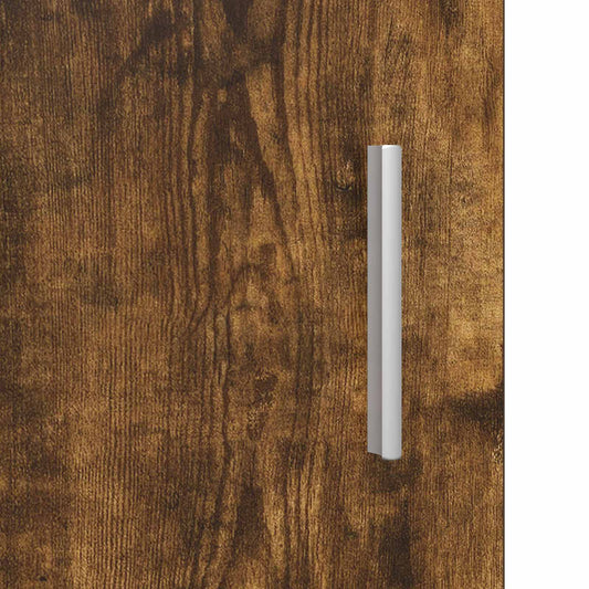 Nattbord 2 pcs Røkt Eik 40 x 30 x 60 cm Konstruert tre