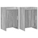 Nattbord 2 pcs Grå Sonoma 40 x 30 x 60 cm Konstruert tre