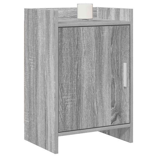 Nattbord 2 pcs Grå Sonoma 40 x 30 x 60 cm Konstruert tre