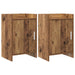 Nattbord 2 pcs Gammelt tre 40 x 30 x 60 cm Konstruert tre