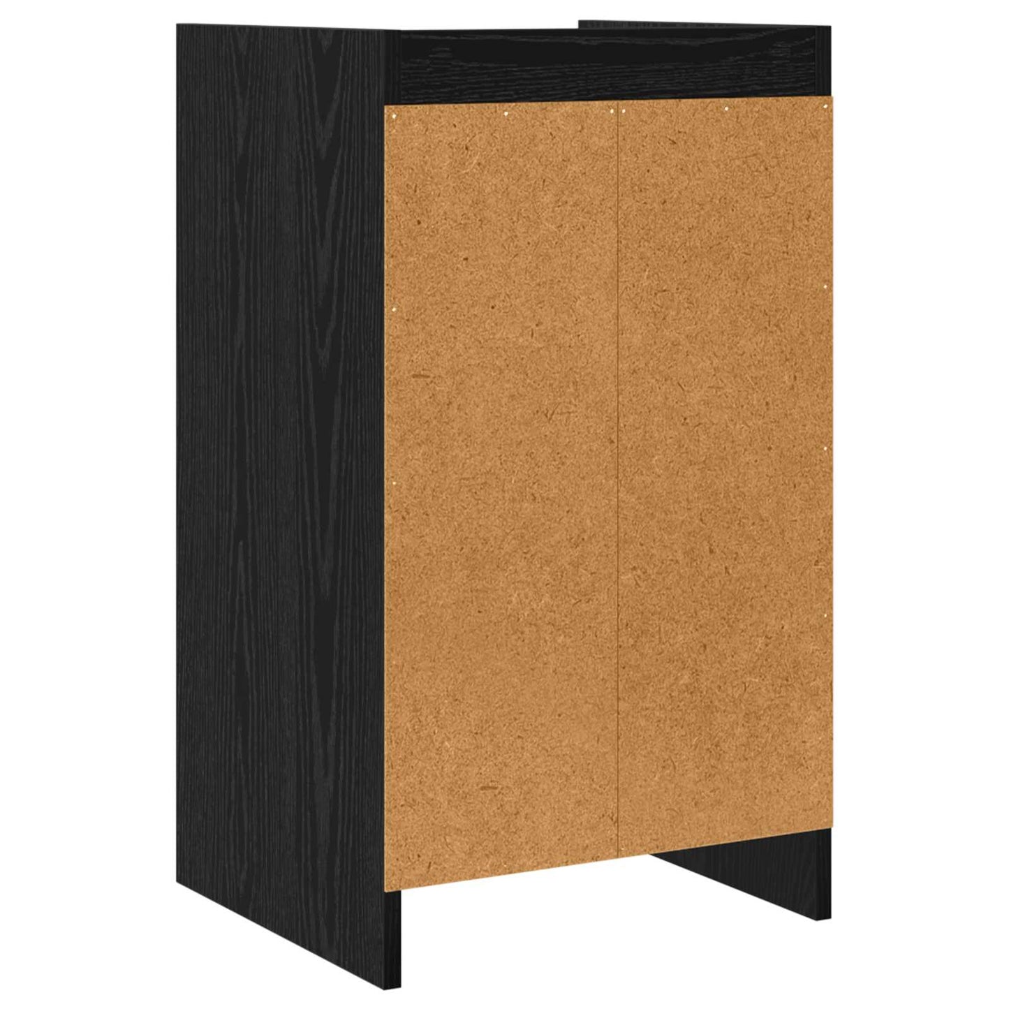 Nattbord Svart eik 40 x 36 x 70 cm Konstruert tre