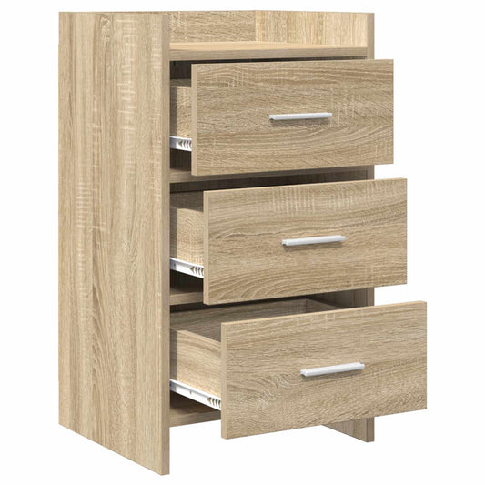Nattbord Sonoma eik 40 x 36 x 70 cm Konstruert tre