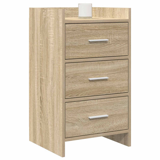 Nattbord Sonoma eik 40 x 36 x 70 cm Konstruert tre