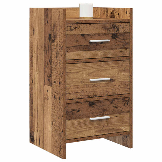 Nattbord Gammelt tre 40 x 36 x 70 cm Konstruert tre