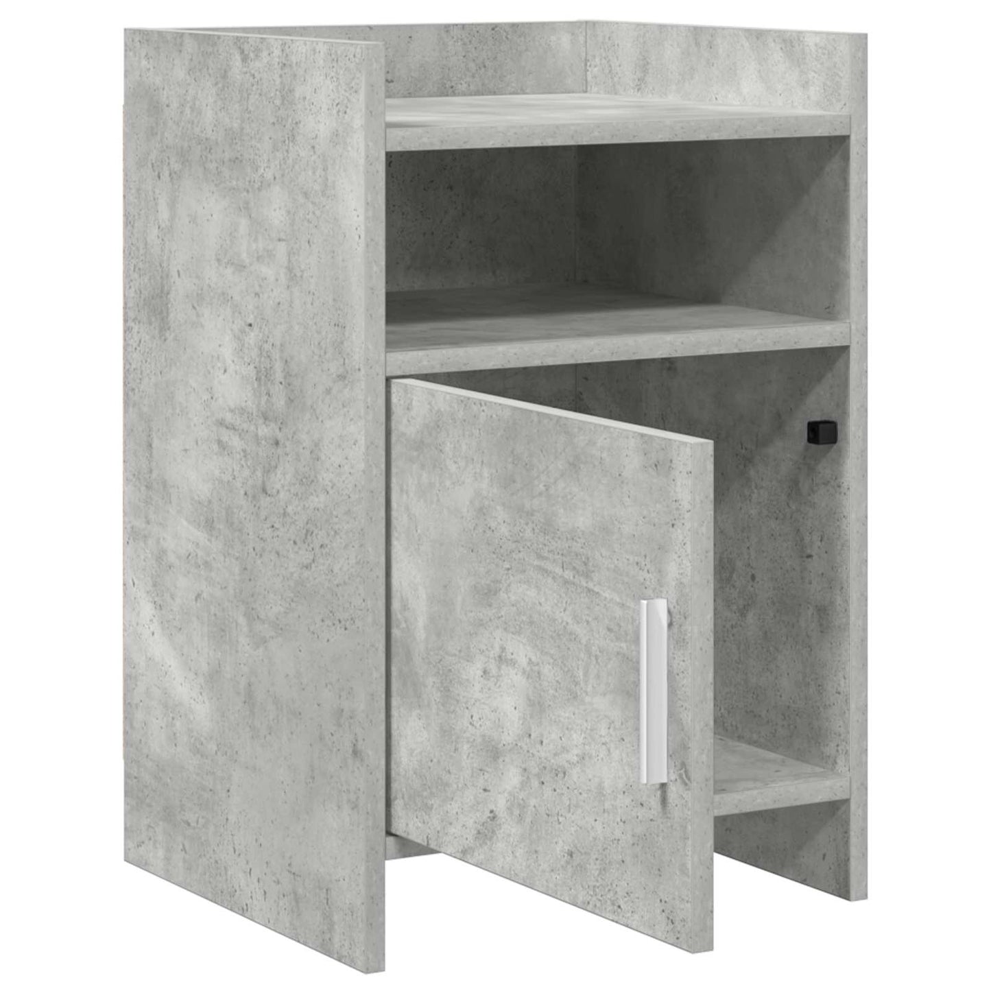 Nattbord Betonggrå 40 x 36 x 60 cm Konstruert tre