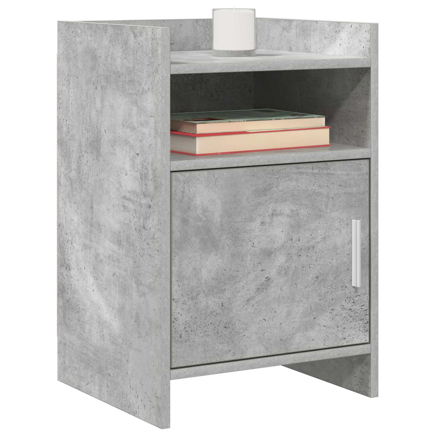 Nattbord Betonggrå 40 x 36 x 60 cm Konstruert tre