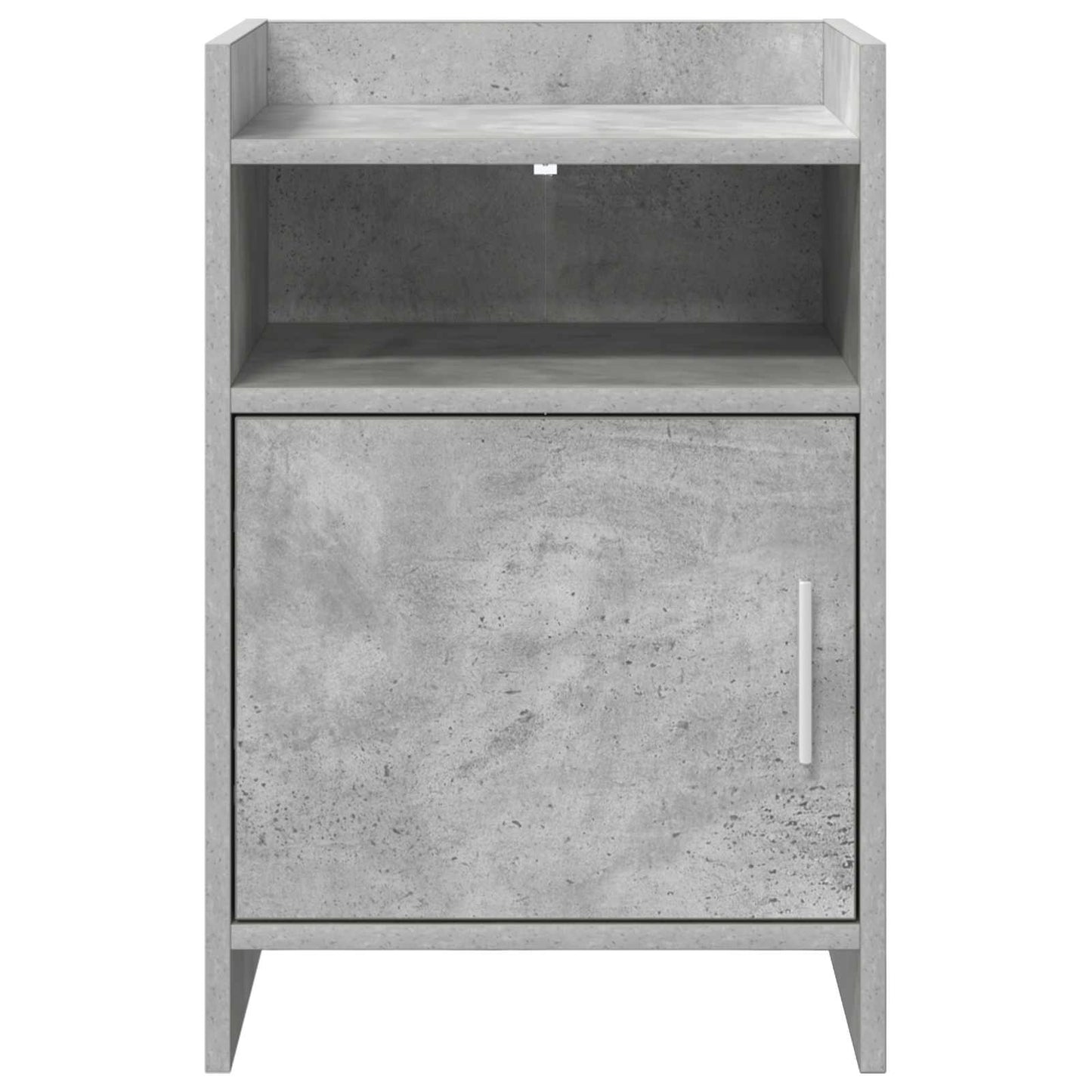 Nattbord 2 pcs Betonggrå 40 x 36 x 60 cm Konstruert tre