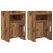 Nattbord 2 pcs Gammelt tre 40 x 36 x 60 cm Konstruert tre