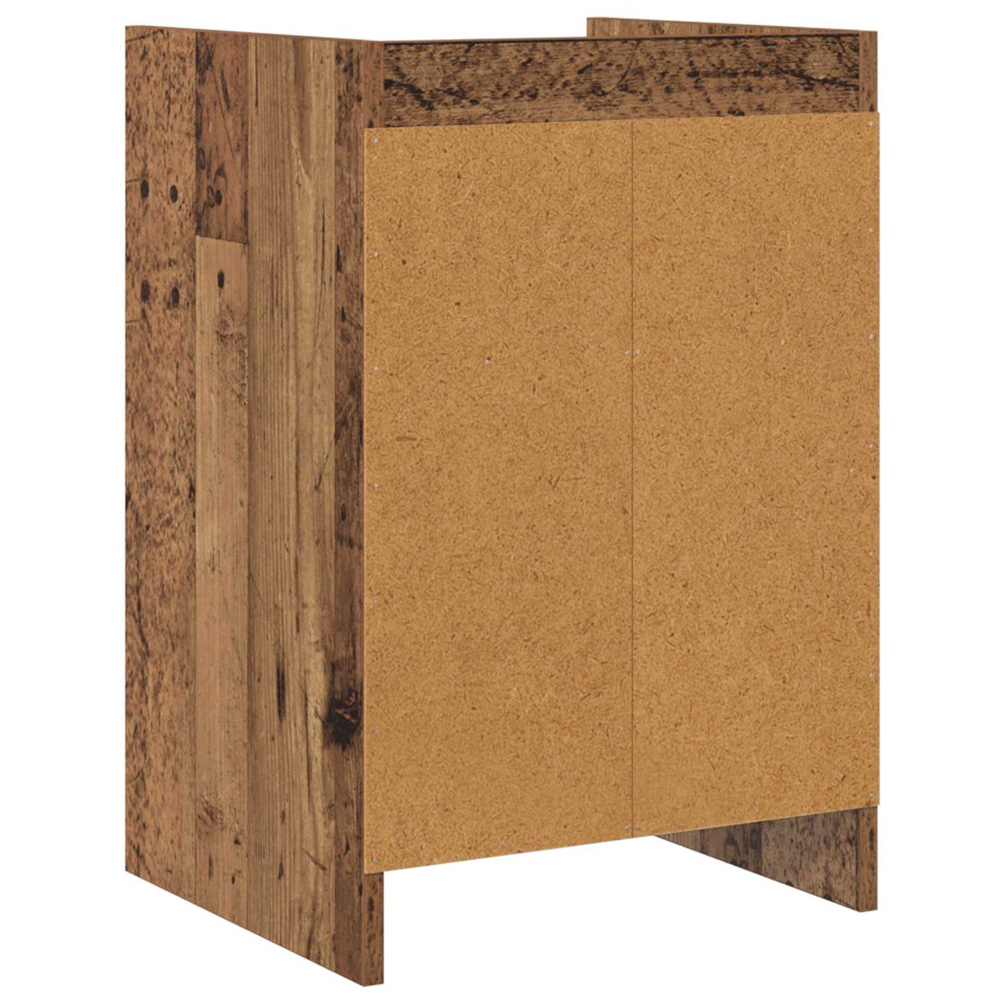 Nattbord 2 pcs Gammelt tre 40 x 36 x 60 cm Konstruert tre