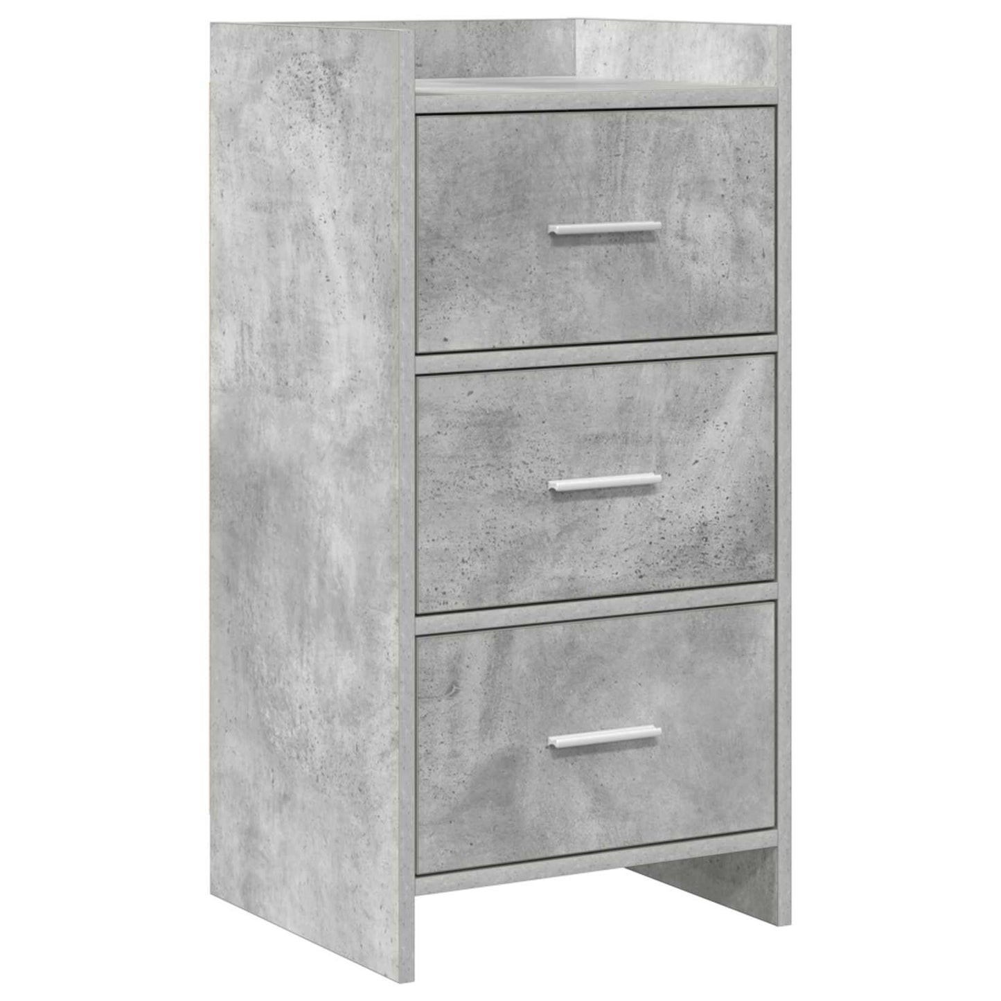 Serviesskap Betonggrå 40 x 36 x 80 cm Konstruert tre
