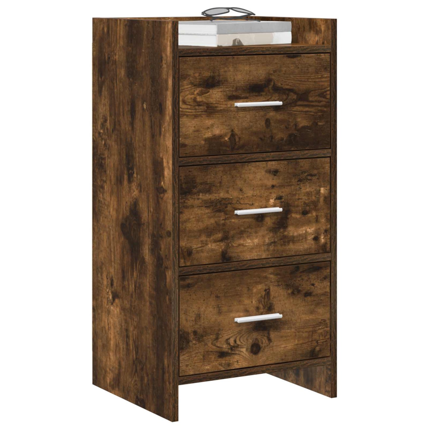 Serviesskap Røkt Eik 40 x 36 x 80 cm Konstruert tre