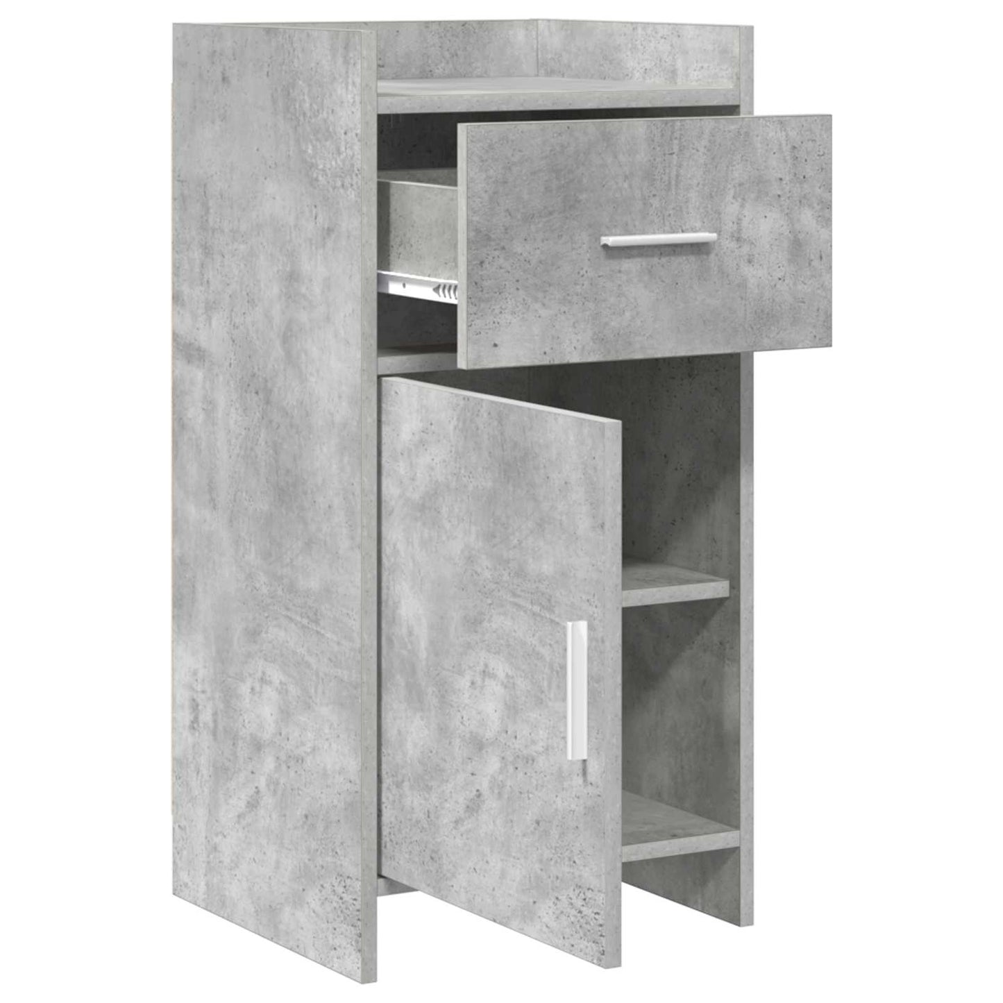 Serviesskap Betonggrå 40 x 36 x 80 cm Konstruert tre