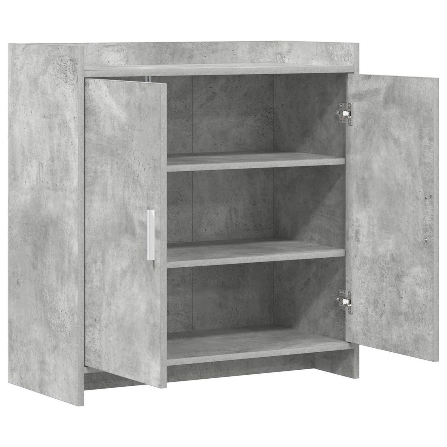 Serviesskap Betonggrå 72 x 36 x 80 cm Konstruert tre