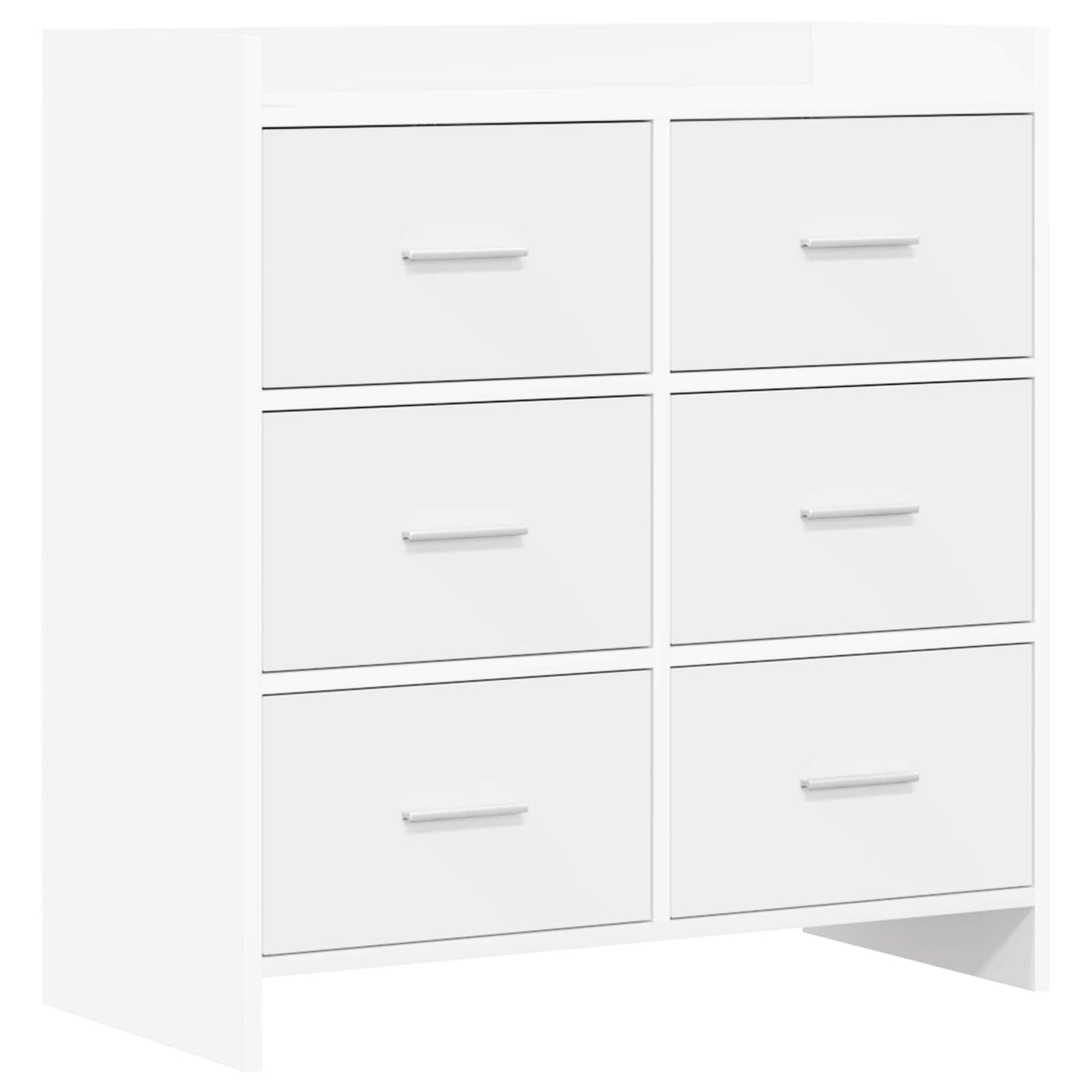 Serviesskap Hvit 75 x 33 x 80 cm Konstruert tre