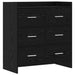 Serviesskap Svart eik 75 x 33 x 80 cm Konstruert tre