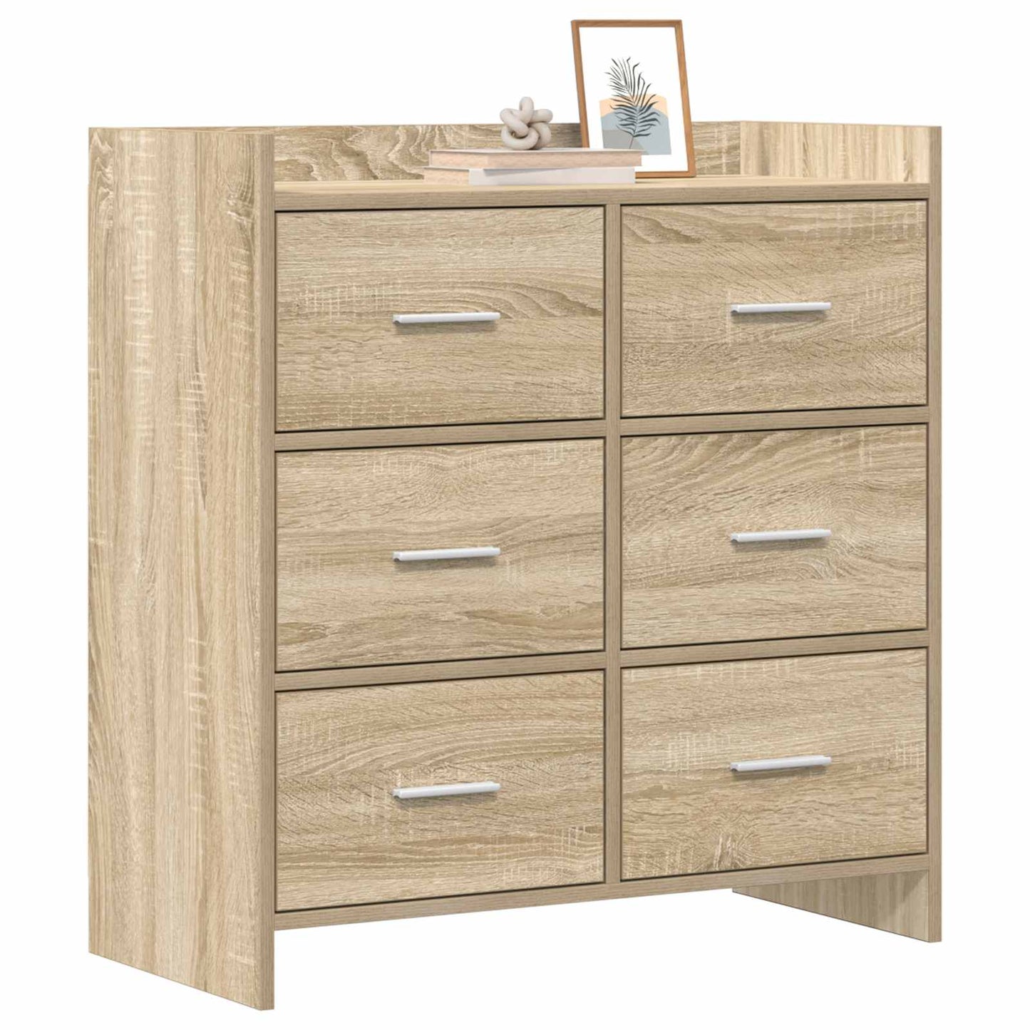 Serviesskap Sonoma eik 75 x 33 x 80 cm Konstruert tre