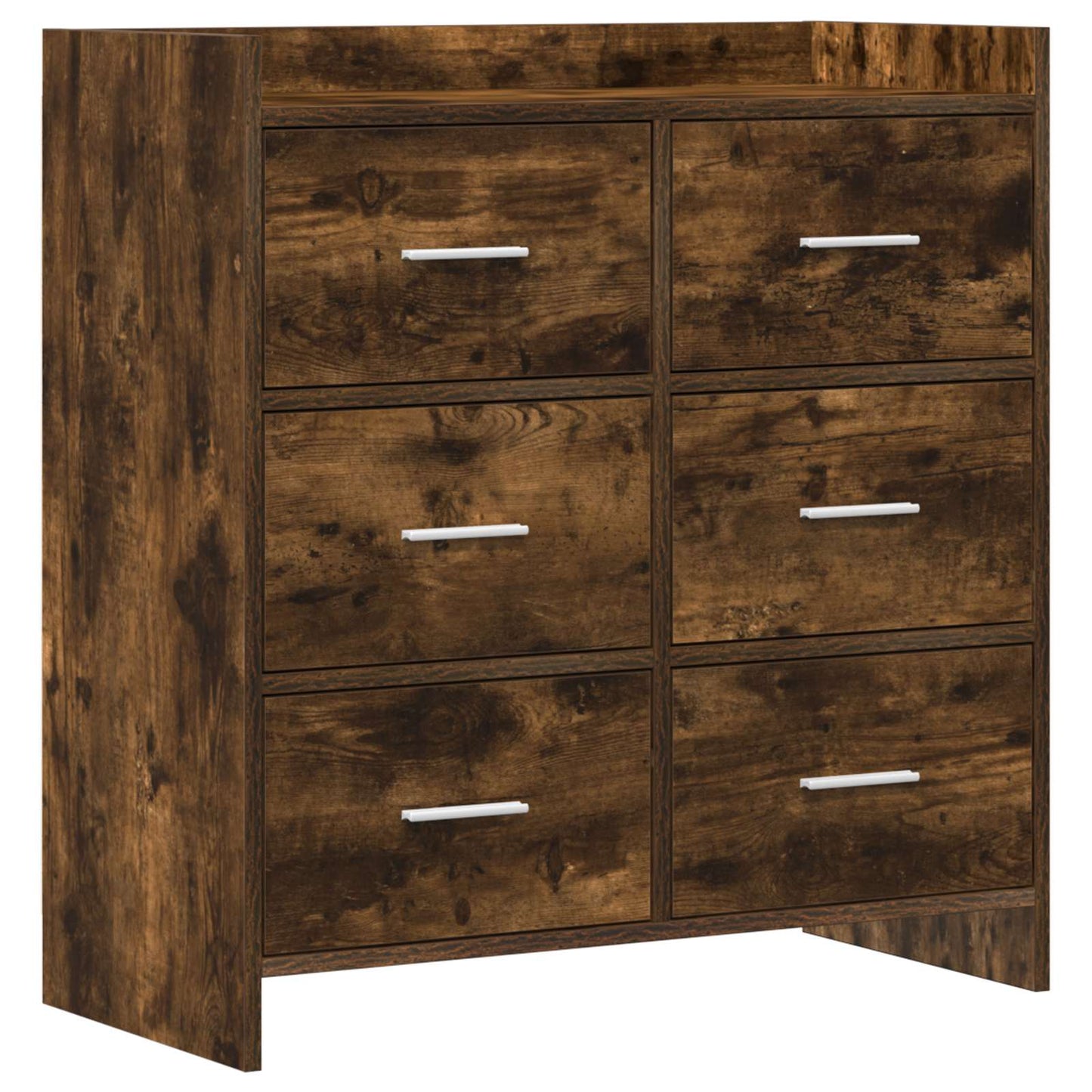 Serviesskap Røkt Eik 75 x 33 x 80 cm Konstruert tre