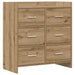 Serviesskap Artisan eik 75 x 33 x 80 cm Konstruert tre