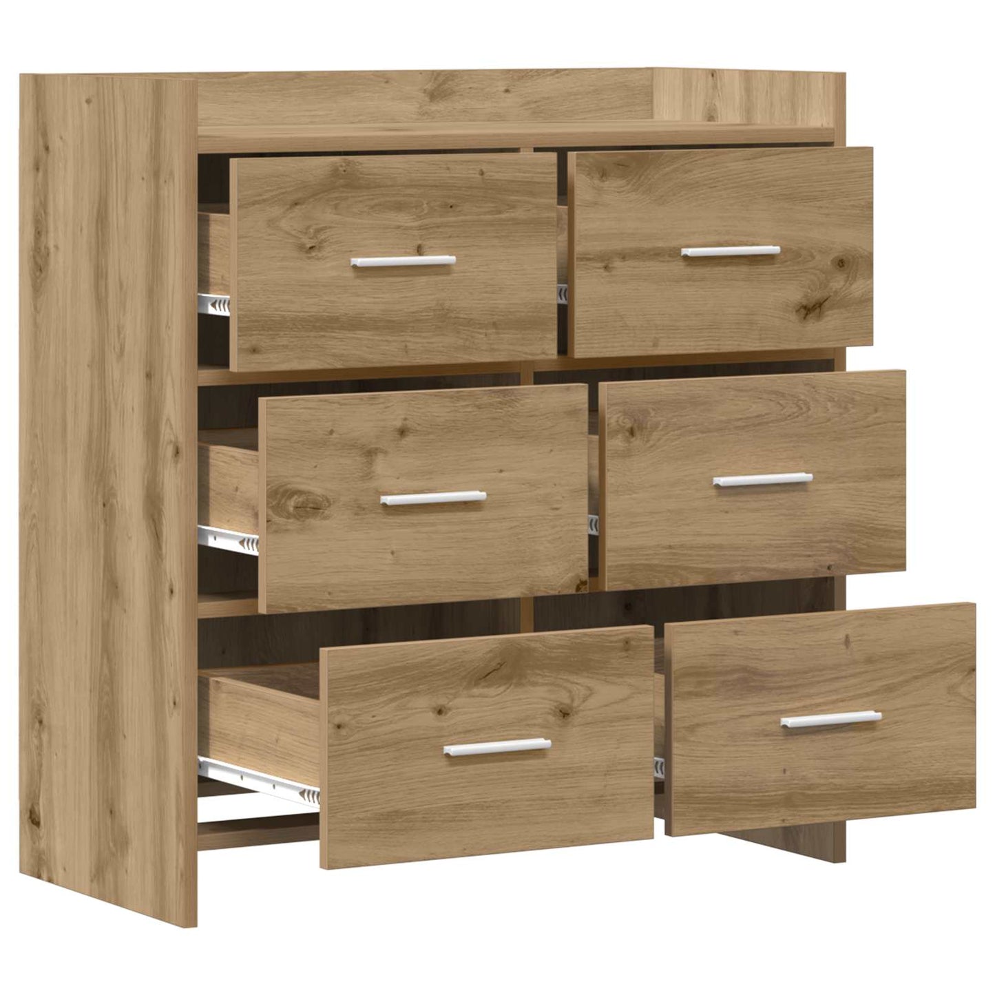 Serviesskap Artisan eik 75 x 33 x 80 cm Konstruert tre